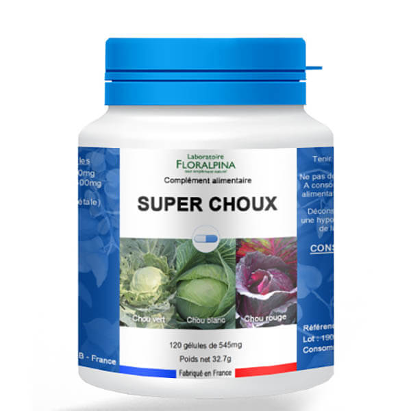 Cure Minceur Super choux 545 mg - Mincidelice