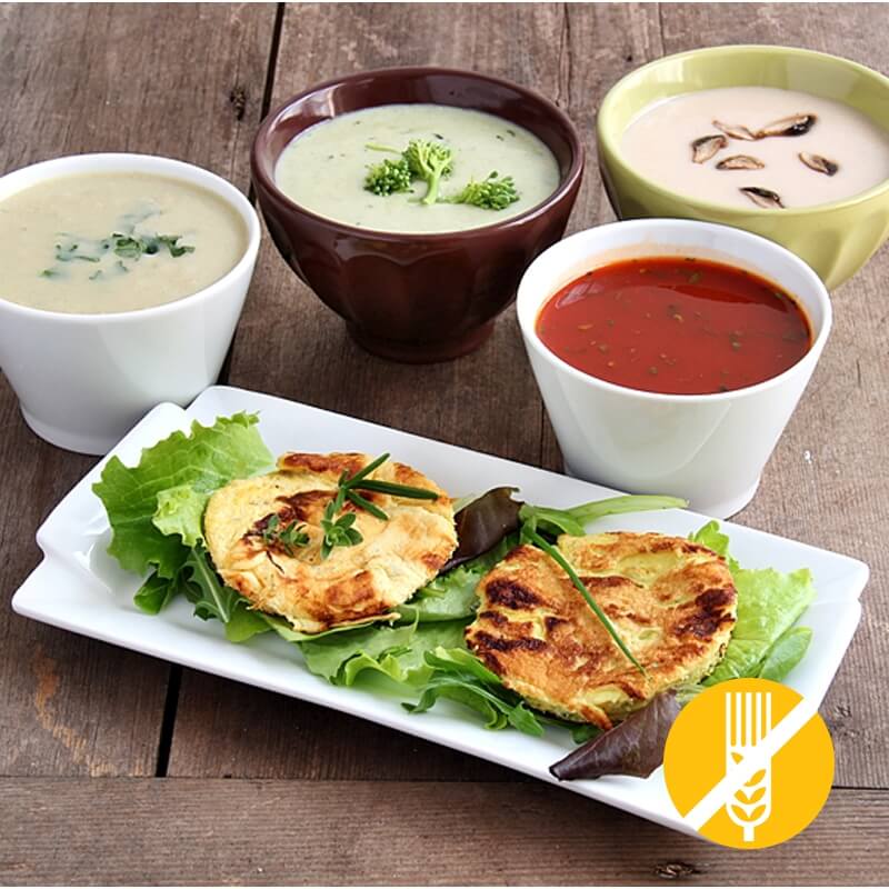 Lot découverte 18 repas salés hyperprotéinés SANS GLUTEN - Mincidelice