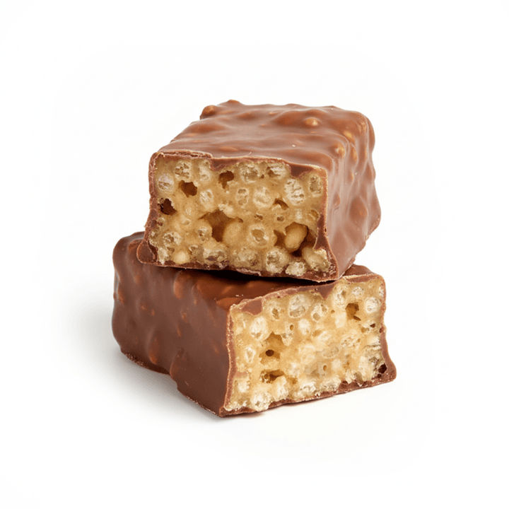 Substitut de repas barre Caramel Croustillant enrobée au chocolat au lait sans gluten - Mincidelice