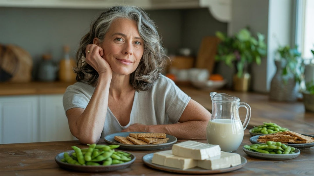 Dieta vegana + soja: 92% menos sofocos severos según estudio 2025 - Mincidelice