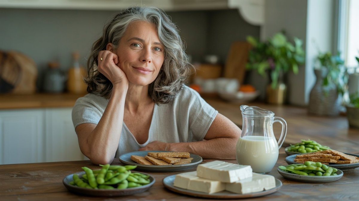 Dieta vegana + soja: 92% menos sofocos severos según estudio 2025 - Mincidelice