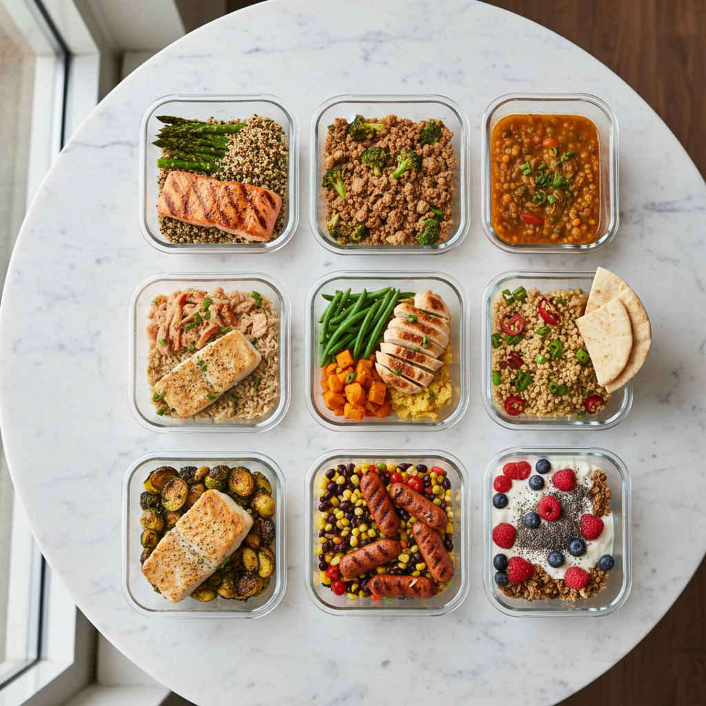 einfacher, effektiver 7-Tage-High-Protein-Speiseplan