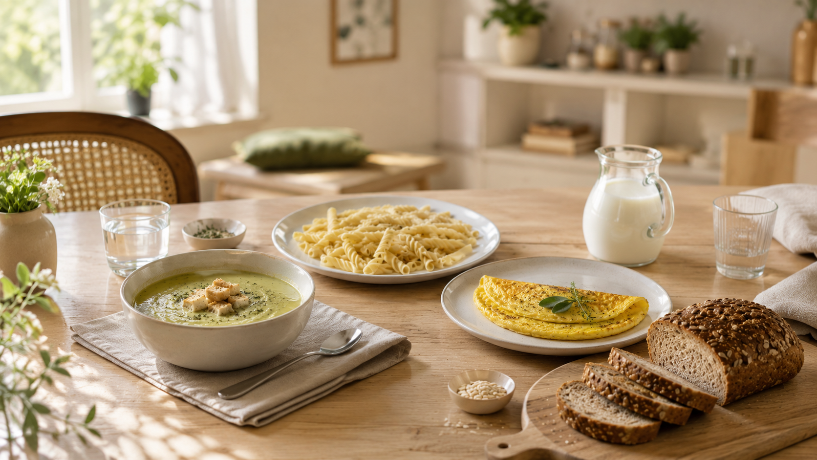 Plats protéinés salés