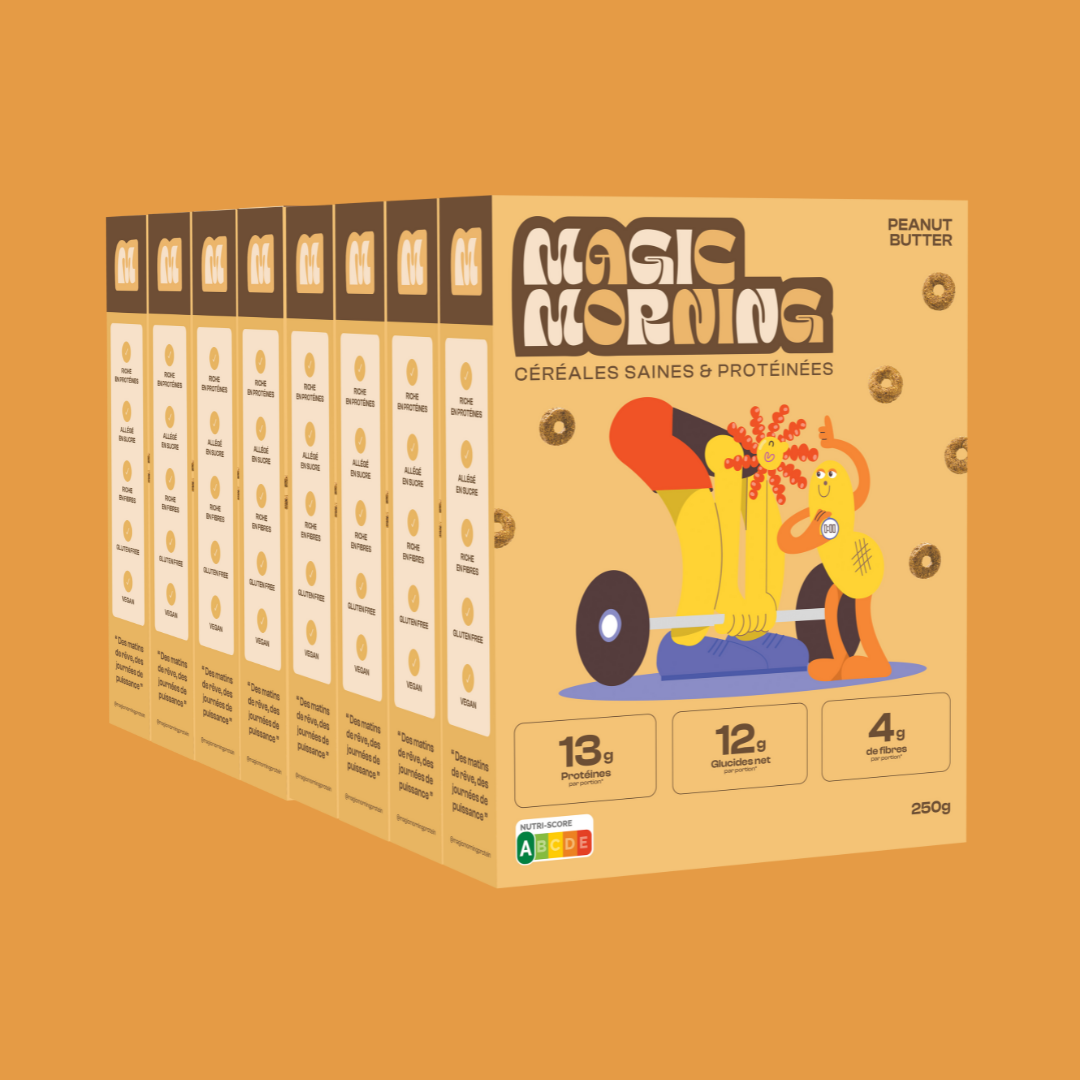 Céréales protéinés sans édulcorant Peanut Butter - Magic Morning