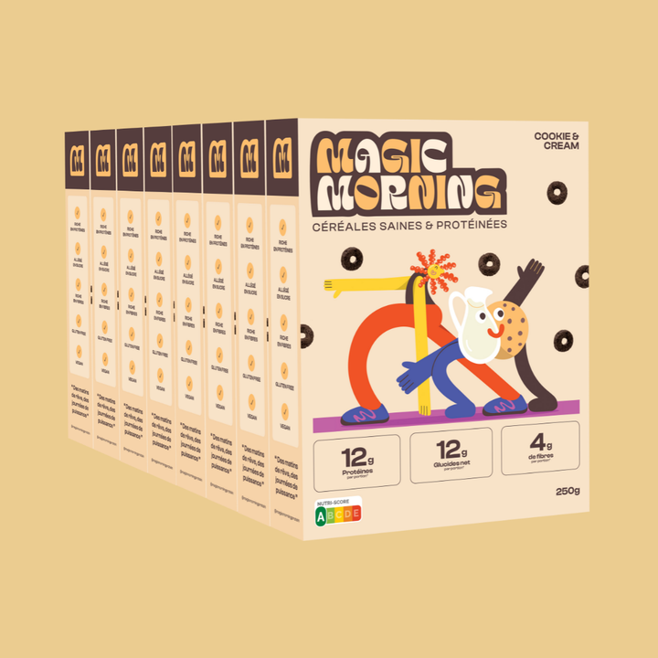 Céréales protéinés sans édulcorant Cookie & Cream - Magic Morning