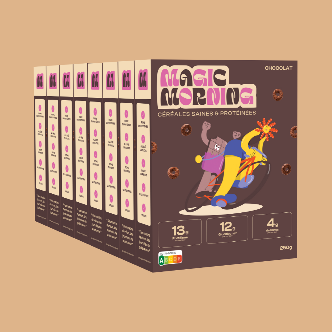 Céréales protéinés sans édulcorant Chocolat - Magic Morning