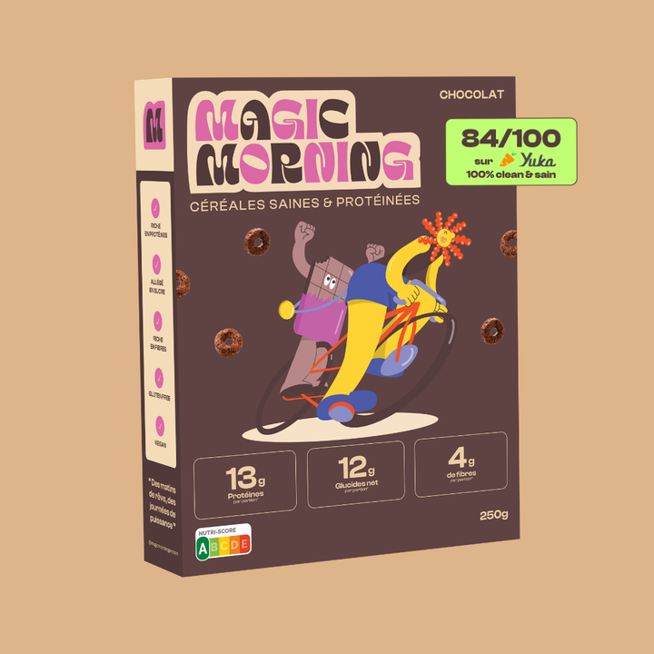 Céréales protéinés sans édulcorant Chocolat - Magic Morning