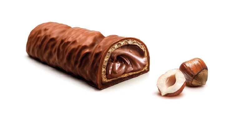 Barre crémeuse hyperprotéinée chocolat noisette avec collagène - Mincidelice