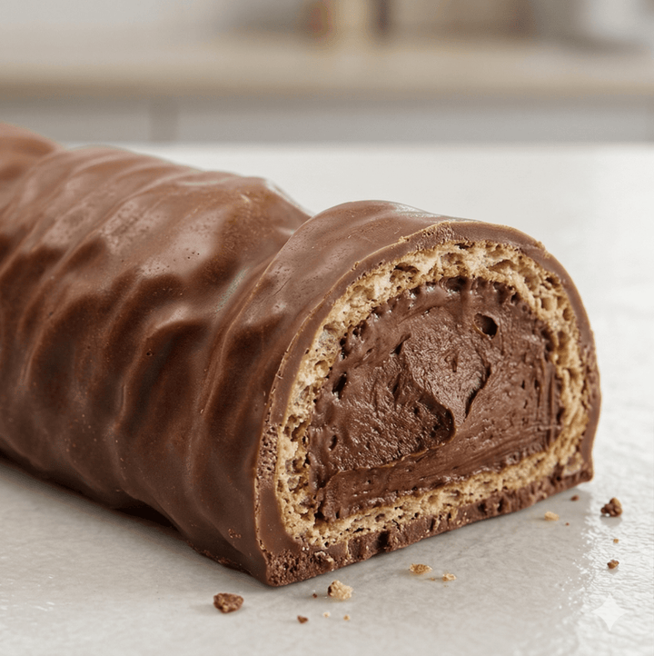 Barre crémeuse hyperprotéinée chocolat noisette avec collagène - Mincidelice