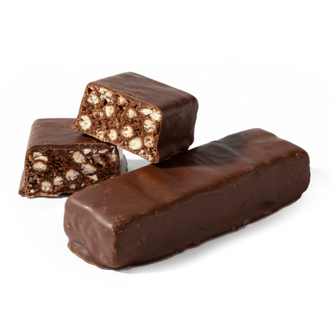 Barre protéinée croustillante chocolat noisettes sans gluten - Mincidelice