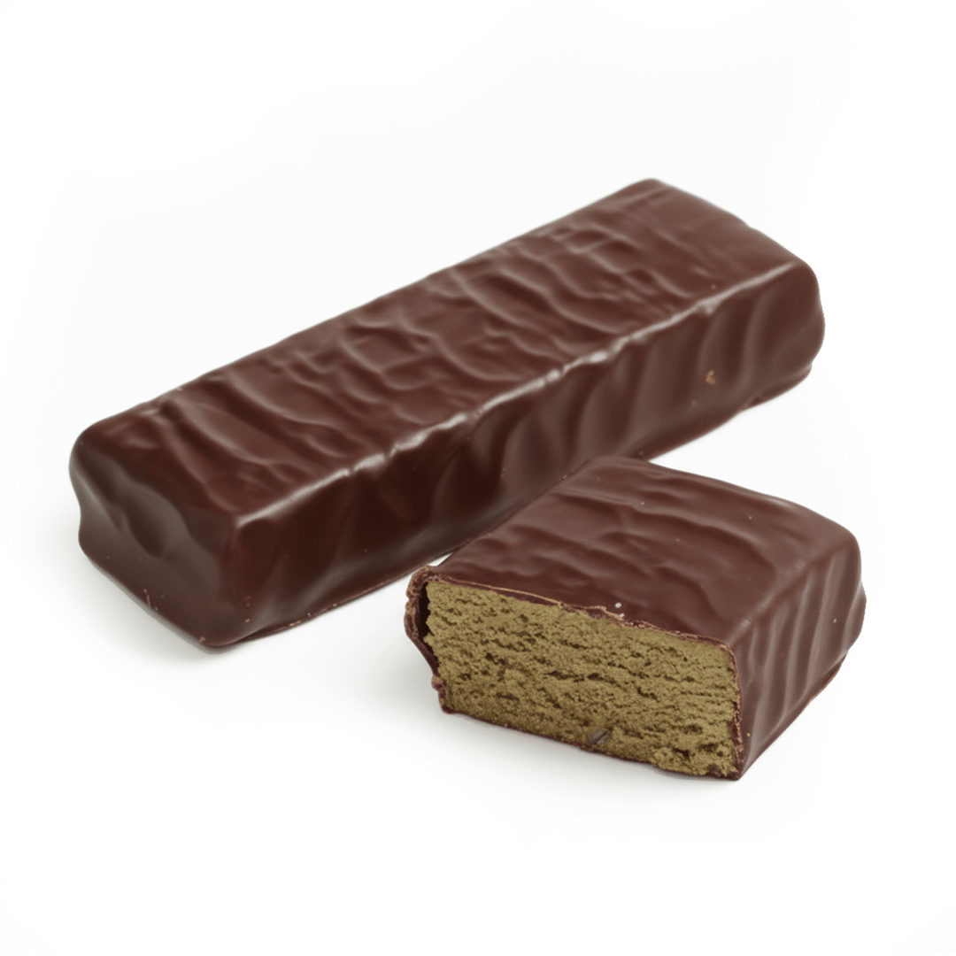 Barre vegan hyperprotéinée cacahuète enrobée de chocolat noir sans gluten - Mincidelice