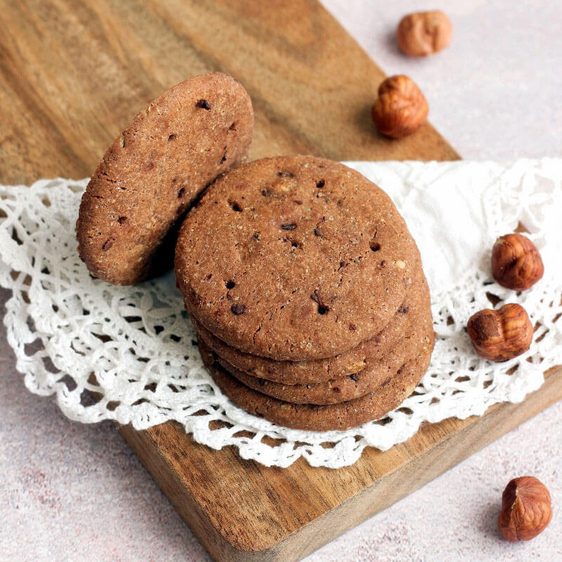Biscuits chocolat noisette - Mincidelice