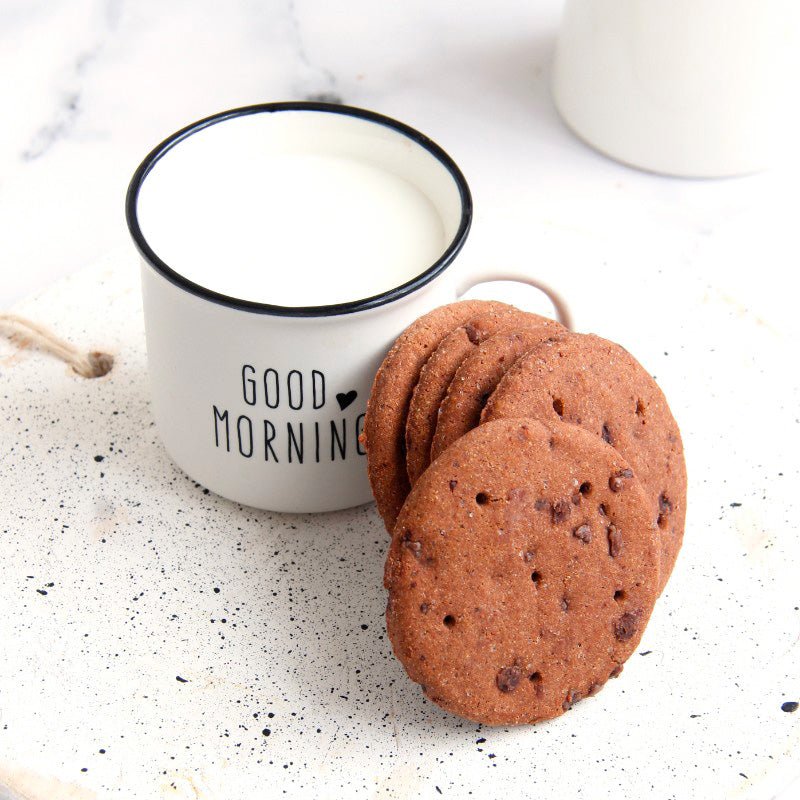 Biscuits protéinés cacao et pépites de chocolat - Mincidelice