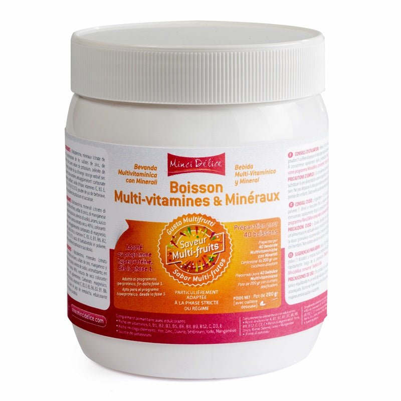 Boisson Multi - vitamines et Minéraux - Mincidelice