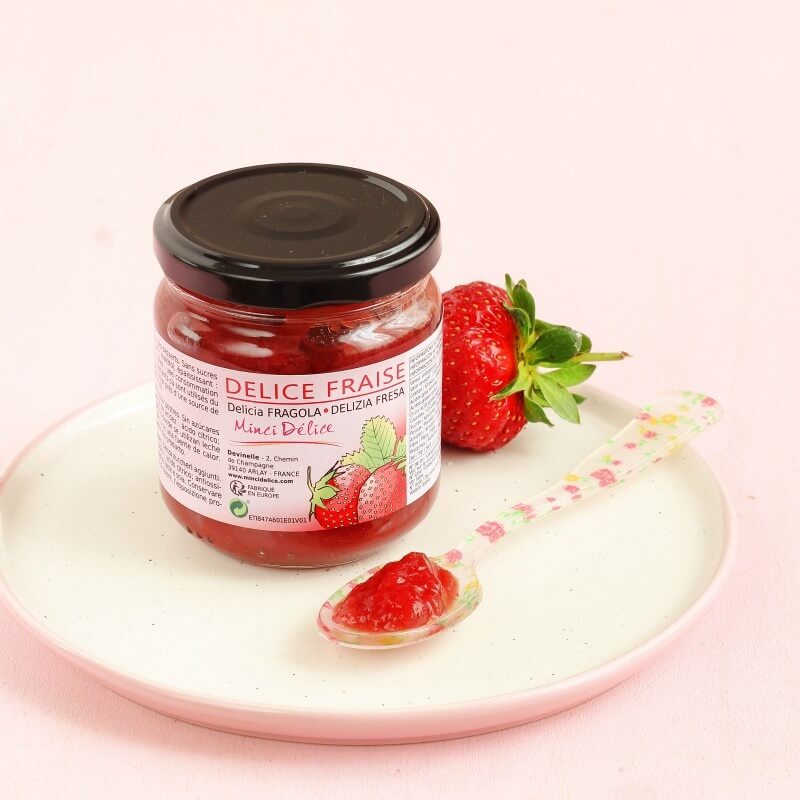 Délice fraise pot 200 gr - Mincidelice