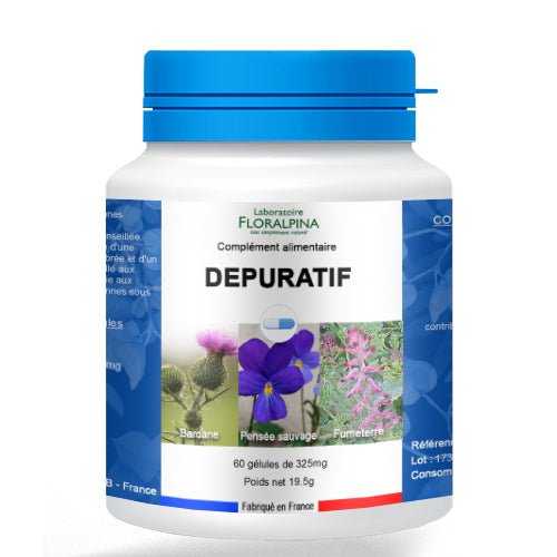 Dépuratif Peau 60 de 325 mg - Mincidelice