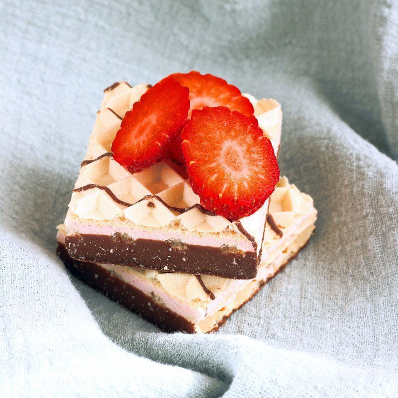 Gaufrettes fraise phase 2 - Mincidelice