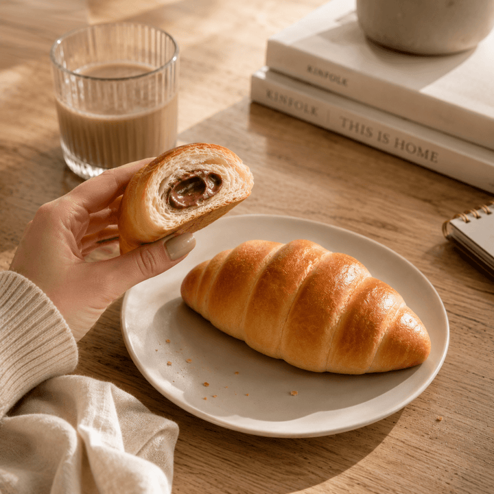 Lot de 8 croissants protéinés (Vanille, Chocolat, Pistache, Noisette) - Mincidelice