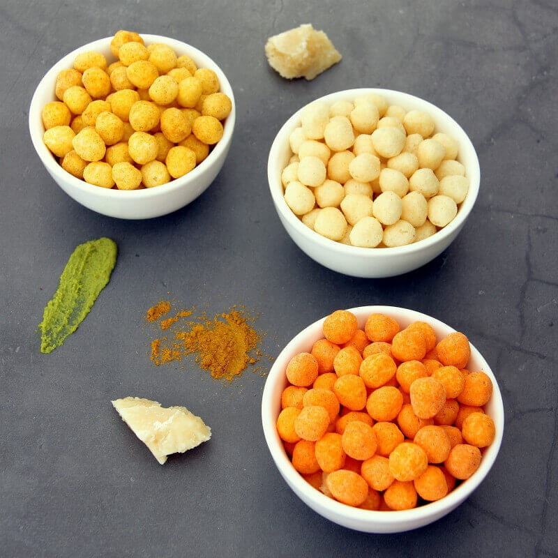 Lot panaché 9 snacks apéritifs variés - Mincidelice