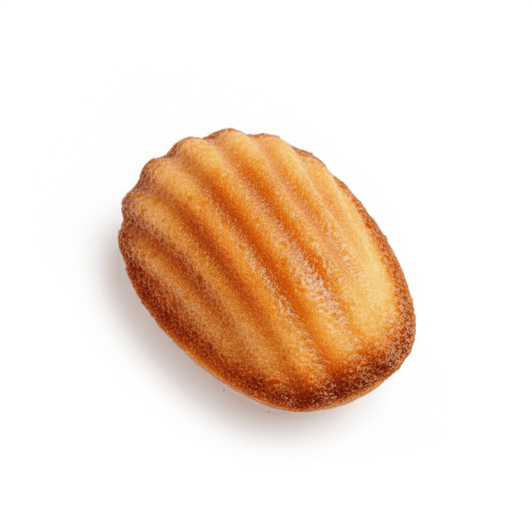 Madeleine nature aux oeufs et beurre - Mincidelice