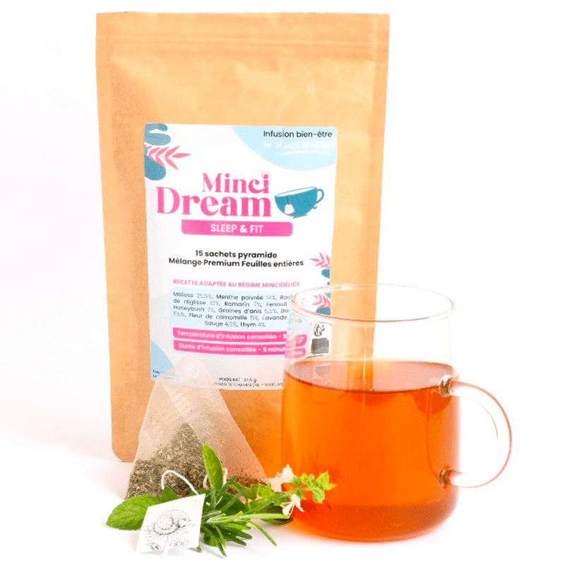 MinciDream Tisane Camomille &amp; Menthe poivrée - Mincidelice