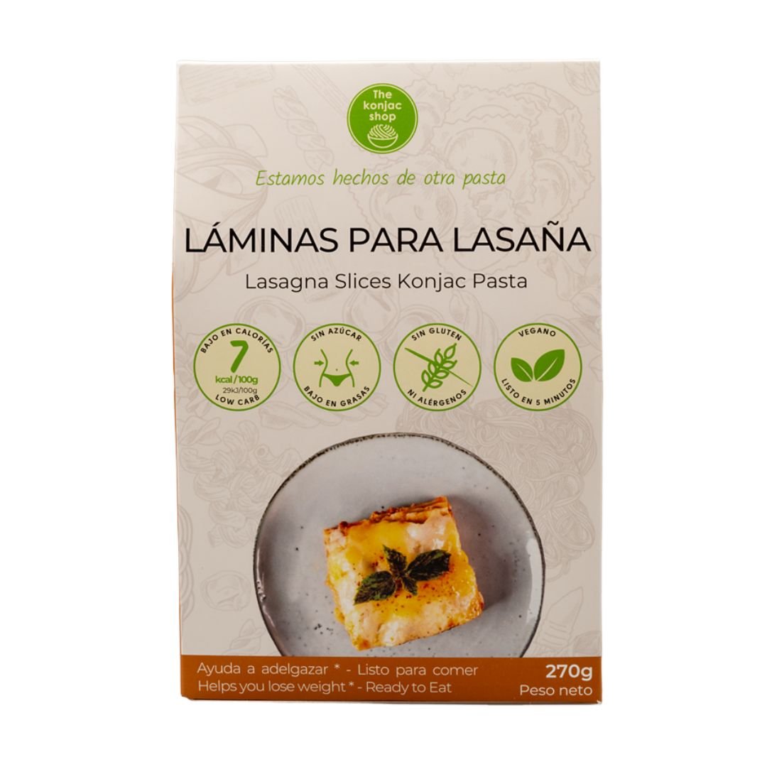 Pâtes à lasagne de konjac 200g - Mincidelice