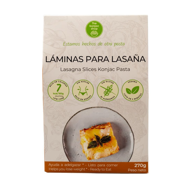 Pâtes à lasagne de konjac 200g - Mincidelice