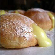Pão brioche com creme de limão