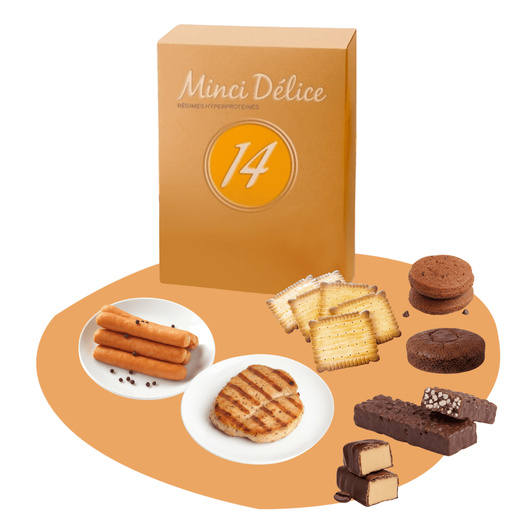 Régime hyperprotéiné 14 jours prêt à consommer - Mincidelice