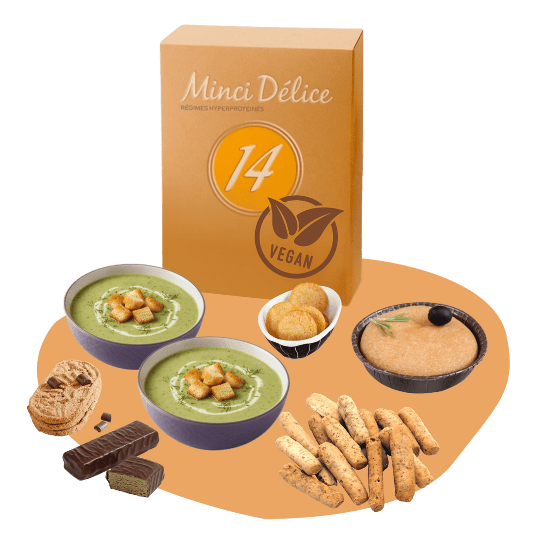 Régime hyperprotéiné 14j VEGAN - Mincidelice
