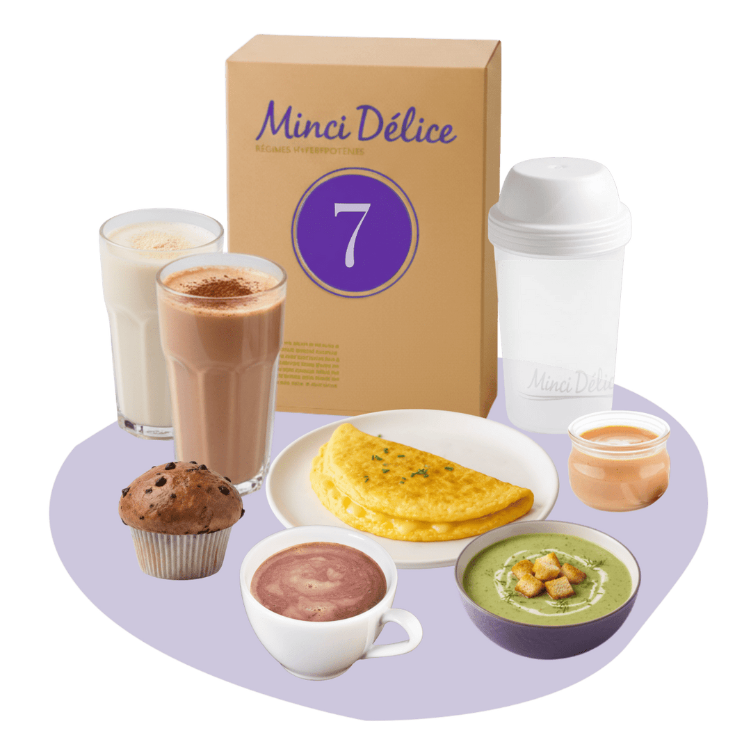 Régime hyperprotéiné 7 jours boissons chocolat - Mincidelice