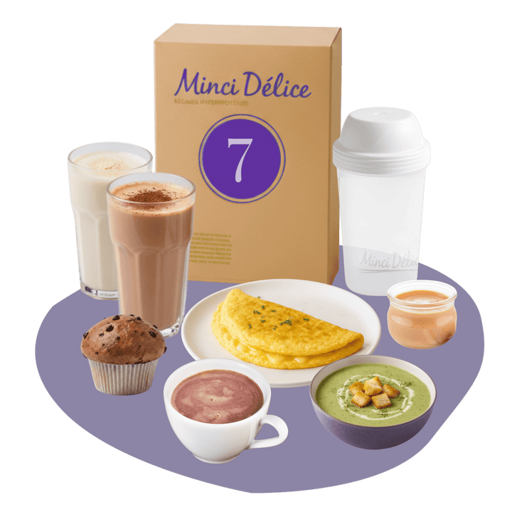 Régime hyperprotéiné 7 jours boissons chocolat - Mincidelice