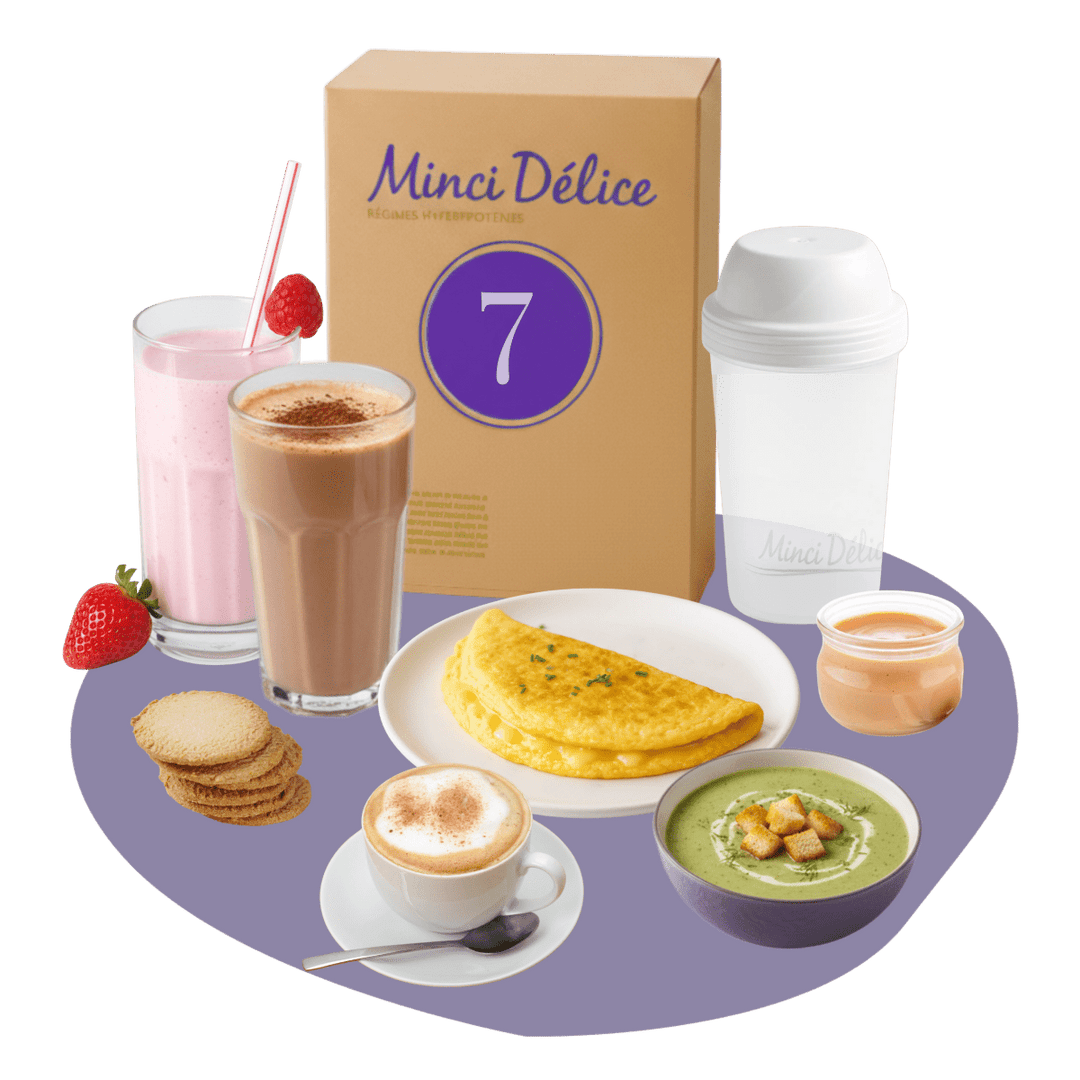 Régime hyperprotéiné 7 jours Boissons variées - Mincidelice