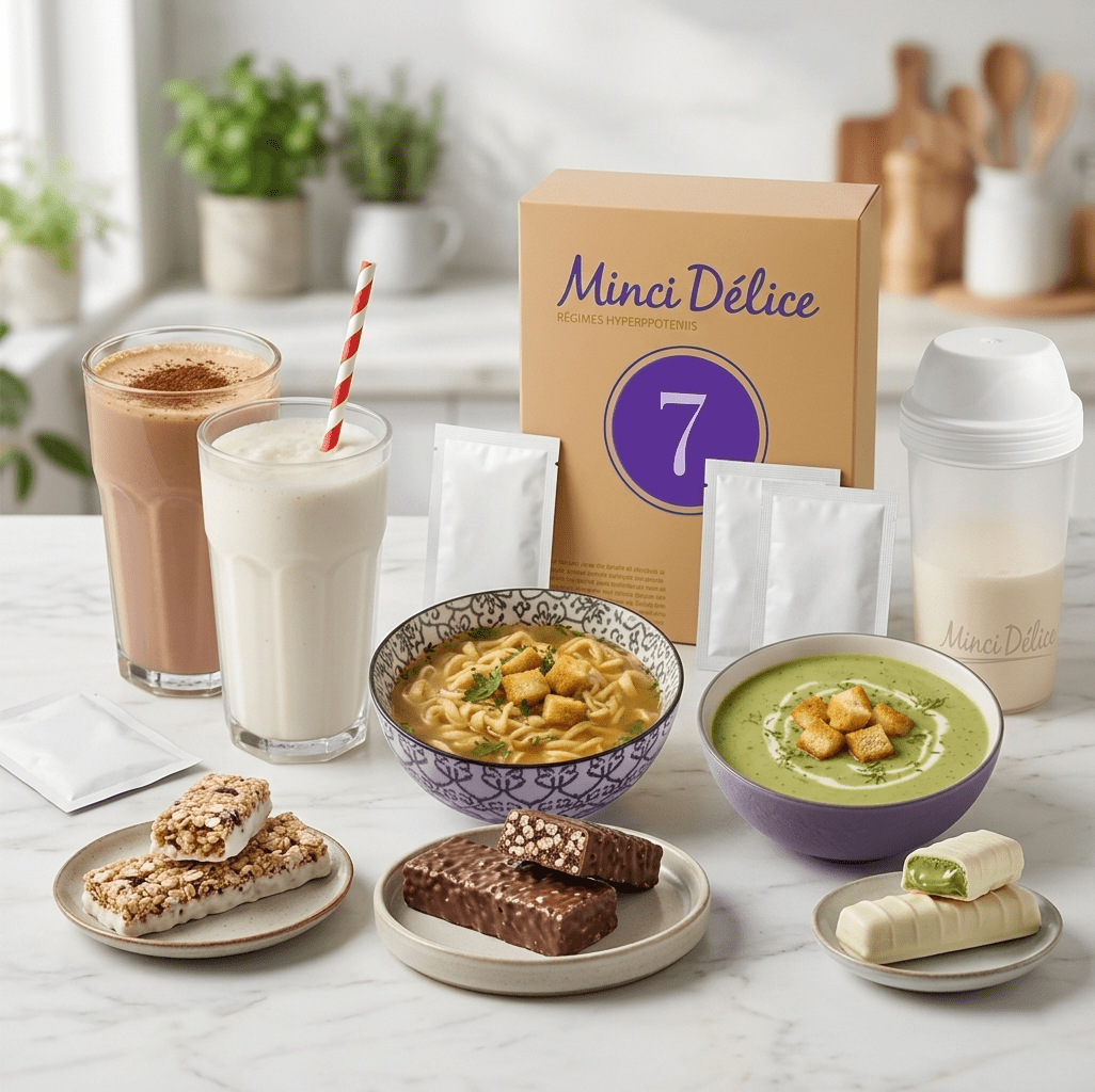 Régime hyperprotéiné 7 jours GOURMAND - Mincidelice