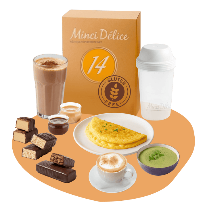 Régime hyperprotéiné sans gluten pour 14 jours - Mincidelice