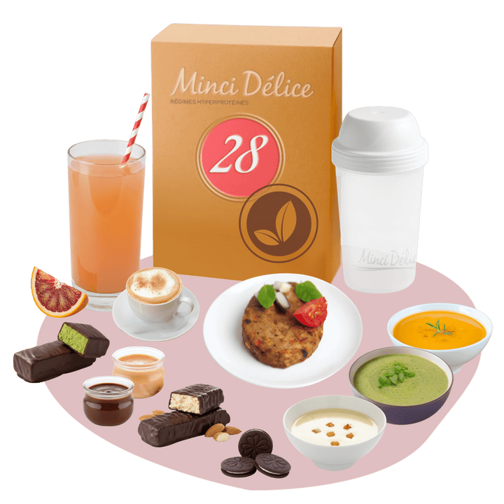 Régime hyperprotéiné végétarien pack pour 28 jours - Mincidelice