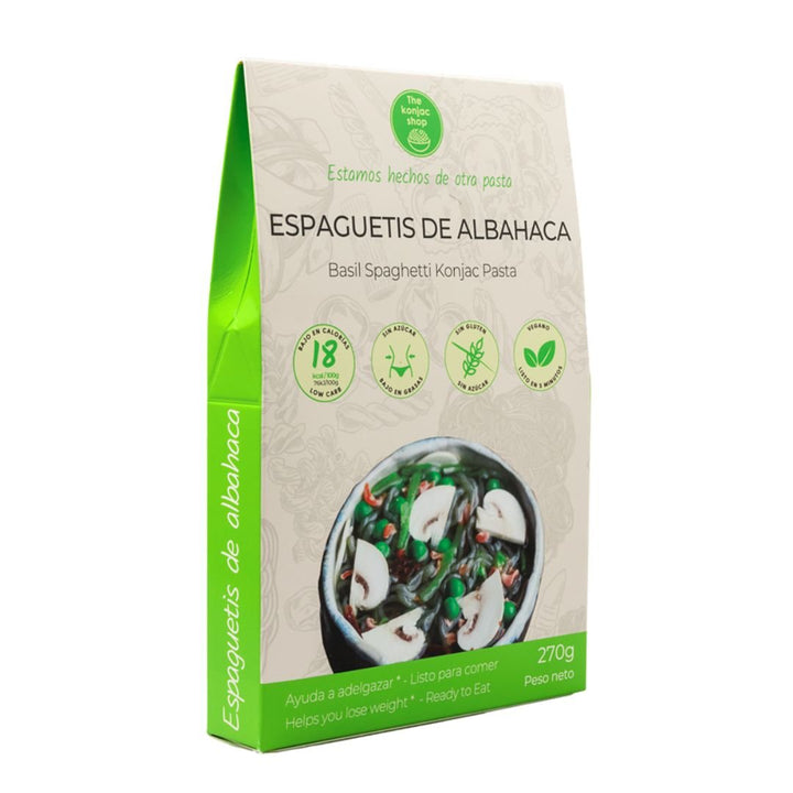 Spaghetti de konjac basilic 200g - Mincidelice