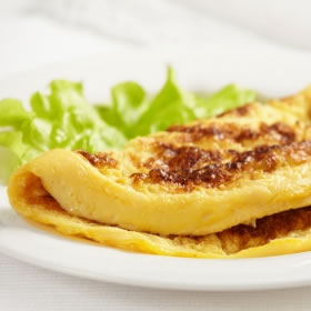 Omelette formaggio patate