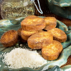 Picatostes proteicos de Queso Italiano - Croûtons Saveur Fromage Italien