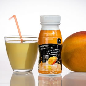 Bouteille smoothie hyperprotéiné UHT 200 ml mangue 
