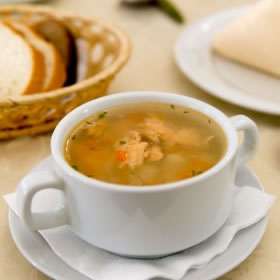 Sopa Hiperproteica de Ternera Cebolla Fideos - Soupe Boeuf Oignon Vermicelles