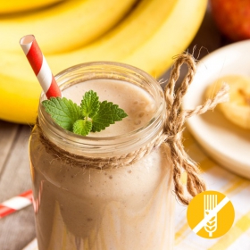 SIN GLUTEN Milk-shake Hiperproteico sabor Plátano - Milk-shake Banane