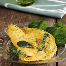 Omelette hyperprotéinée aux herbes de provence SG