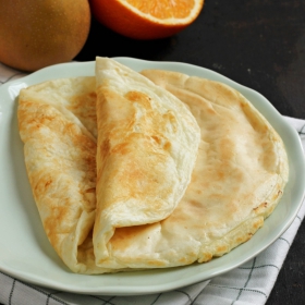 Crepe hiperproteico de Naranja - Crêpe Hyperprotéinée Orange