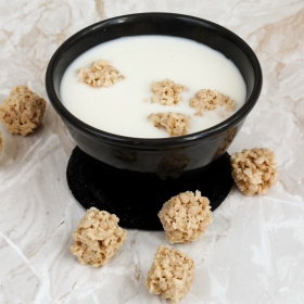 Bocados cereales vainilla chocolate blanco - Bouchées vanille
