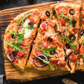 Masa de pizza hiperproteica formato XL