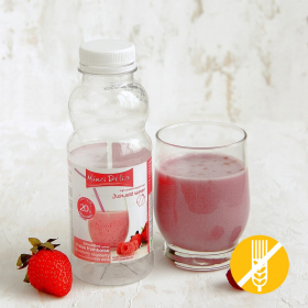 Botella smoothie Hiperproteico Fresa Frambuesa 