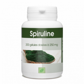 Spiruline dosée à 250 mg 200 gélules Complément Alimentaire