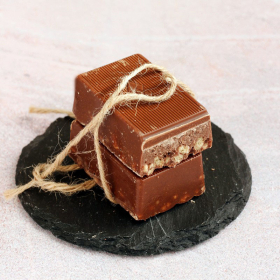 Tableta de chocolate con leche crisp Proteica 50g - Chocolate crisp bar 50g