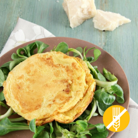 Tortilla Hiperproteica Queso Patatas - Omelette Fromage Pommes de Terre SIN GLUTEN